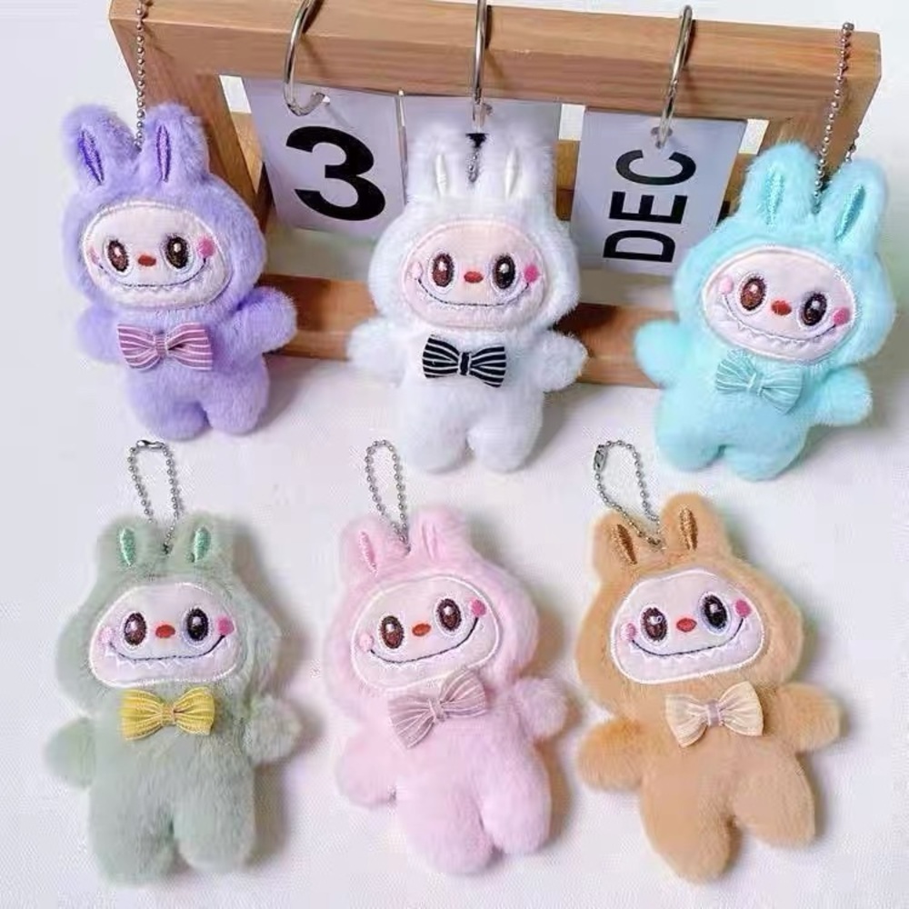 3sets Stuffed Labubu Plush Toy.Mini Labubu Pendant-Party Gift-Monster Cute Bunny